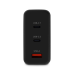 Мережевий зарядний пристрій Ttec SmartCharger Trio GAN 2хUSB-C/USB-A /120Вт Black (2SCG04S)
