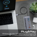 USB-хаб Promate Gegahub-10G USB Type-C 7-в-1 Grey