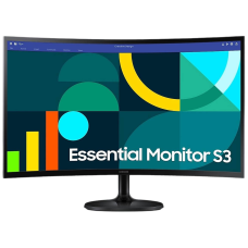 Монiтор Samsung 27“ Essential S3 LS27D360 (LS27D360GAIXCI) VA Black Curved 100Hz