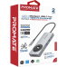 USB-хаб Promate ComandHub-Pro USB Type-C Grey