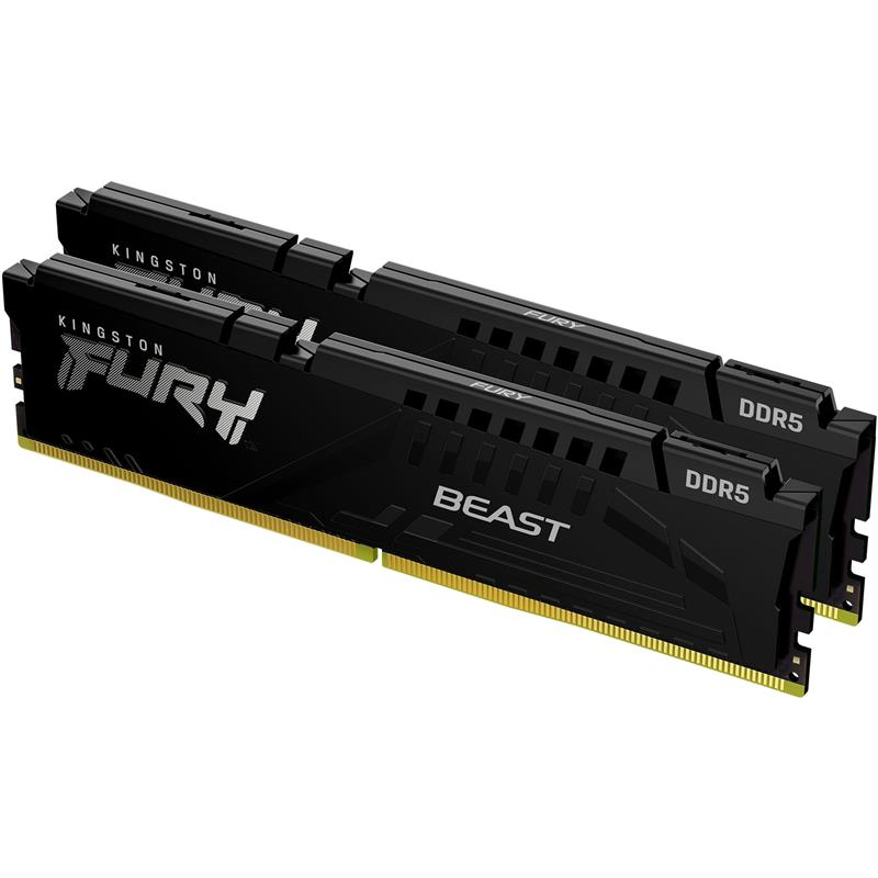 Модуль пам`яті DDR5 2x16GB/6000 Kingston Fury Beast Black (KF560C36BBE2K2-32)