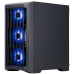 Корпус 1stPlayer H2-BK-4F7 Black без БЖ