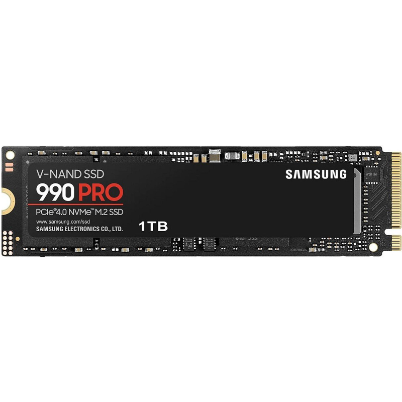 Накопичувач SSD 1ТB Samsung 990 PRO M.2 2280 PCIe 4.0 x4 NVMe V-NAND TLC (MZ-V9P1T0BW)