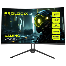 Монітор Prologix Gaming 23.6“ GM2425C VA Black Curved 180Hz