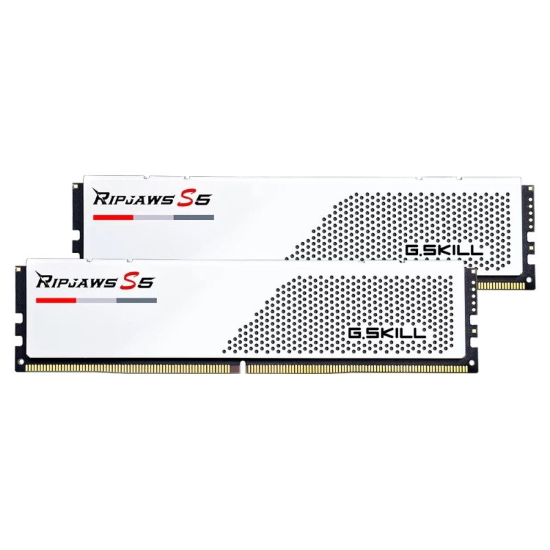 Модуль пам`ятi DDR5 2x16GB/6400 G.Skill Ripjaws S5 White (F5-6400J3648F16GX2-RS5W)