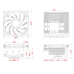 Кулер процесорний ID-Cooling IS-67-XT White