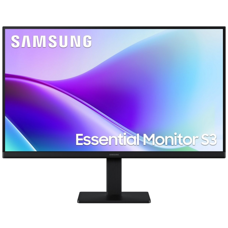 Монiтор Samsung 24“ Essential S3 LS24F320 (LS24F320GAIXCI) IPS Black 120Hz