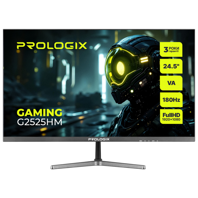 Монітор Prologix Gaming 24.5“ G2525HM VA Black 180Hz