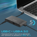 USB-хаб Promate MediaHub-C6 USB Type-C 6-в-1 Black