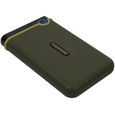 Накопичувач зовнiшнiй HDD 2.5“ USB 2.0TB Transcend StoreJet 25M3 Military Green Slim (TS2TSJ25M3G)