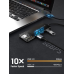Концентратор Cabletime USB C/A - 4 Port USB 3.0, 5Gbps, 0.15 m (CB05B)