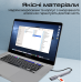 USB-хаб Promate LinkHub-5x USB Type-C 5-в-1 Grey