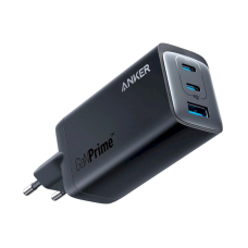 Мережевий зарядний пристрій Anker PowerPort 737 GaNPrime 120W 2xUSB Type-C, USB Type-A Black (A2148313)