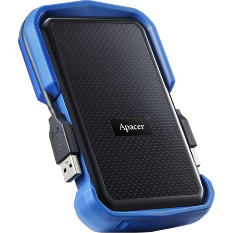 Зовнішній жорсткий диск 2.5“ USB 2.0TB Apacer AC631 Black/Blue (AP2TBAC631U-1)