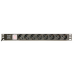 Блок розеток EnerGenie 19“ 1U (EG-PDU-014) алюм. корп., 8 розеток, 16A, 3м, чорний, вилка Schuko