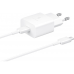 Мережевий зарядний пристрій Samsung 15W (1USBx3A) White (EP-T1510XWEGRU) + кабель Type-C