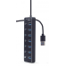 USB-хаб Gembird 7 ports Black (UHB-U3P7P-01) з вимикачами