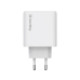 Мережевий зарядний пристрій ColorWay GaN Mini 50W PD Port PPS USB (Type-C PD 30W + Type-C PD 20W) White (CW-CHS050PD-WT)