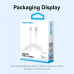 Кабель Vention USB Type-C - USB Type-C (M/M), 240W, 5A, 2 м, Gold (TRIJH)