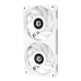 Вентилятор ID-Cooling Icefan 240 ARGB Snow, 245x125x27мм, 3-pin, 4-pin PWM, білий