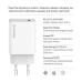 Мережевий зарядний пристрій ColorWay GaN Mini 45W PD Port PPS USB-C White (CW-CHS057PD-WT)