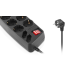 Фільтр живлення REAL-EL RS-10 Protect 5 м Black