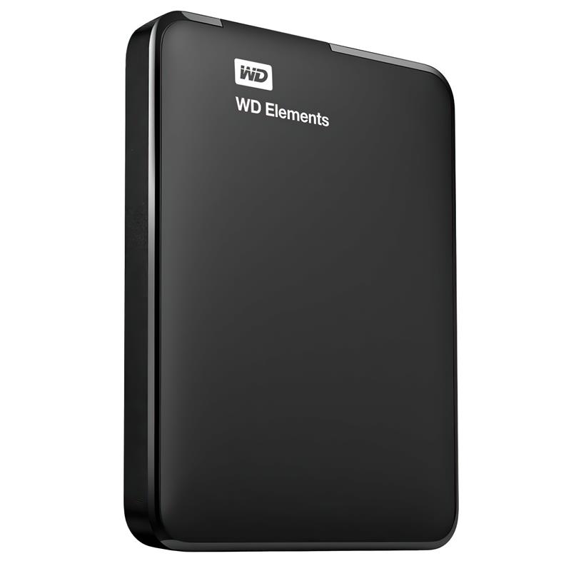 Зовнішній жорсткий диск 2.5“ USB 1.0TB WD Elements Black (WDBUZG0010BBK-WESN)