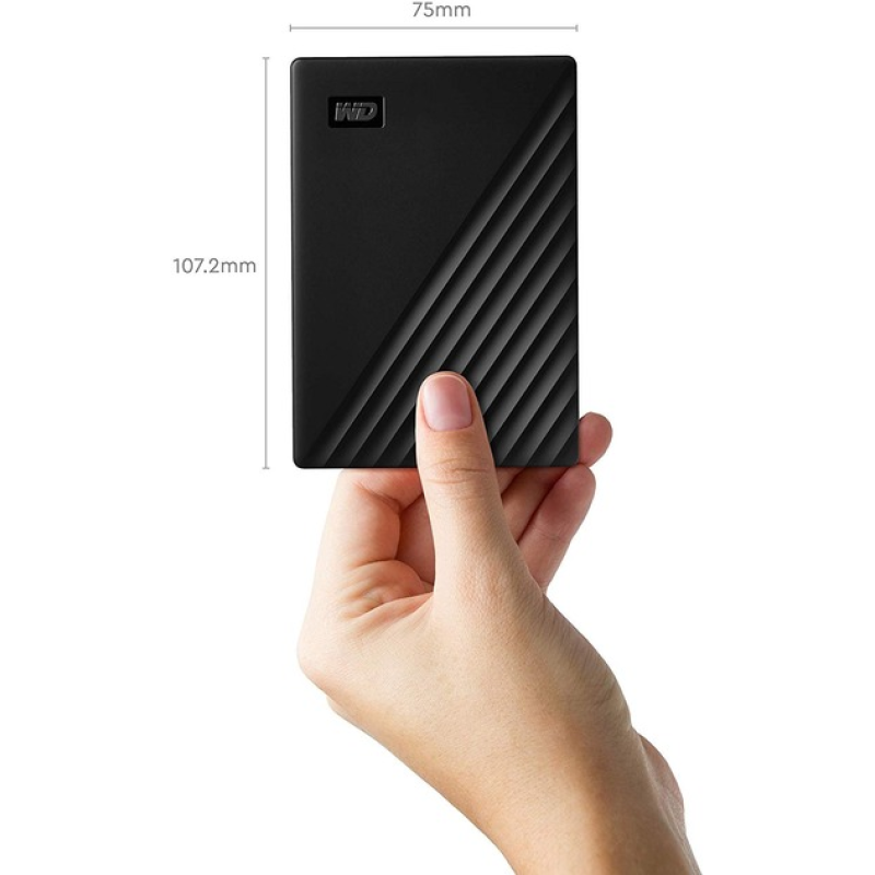 Зовнішній жорсткий диск 2.5“ USB 1.0TB WD My Passport Black (WDBYVG0010BBK-WESN)