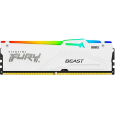 Модуль пам`ятi DDR5 16GB/5600 Kingston Fury Beast RGB White (KF556C36BWEA-16)