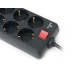Фільтр живлення REAL-EL RS-8 Protect 1.8 м Black