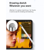 Стилус універсальний Goojodoq 2 в 1 Capacitive Drawing Point Ball White (1005001792837306W)