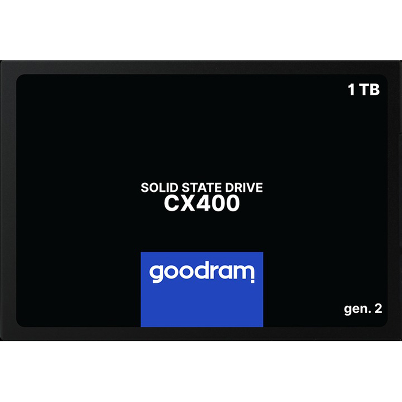 Накопичувач SSD 1ТB Goodram CX400 Gen.2 2.5“ SATAIII 3D TLC (SSDPR-CX400-01T-G2)