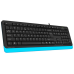 Клавіатура A4Tech FK10 Ukr Blue