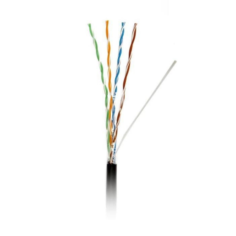 Кабель для зовнішньої прокладки Atcom (20799) Standard FTP, 4*2*0.5мм, ССА, CAT5e, 305м