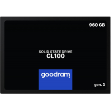 Накопичувач SSD 960GB Goodram CL100 GEN.3 2.5“ SATAIII 3D TLC (SSDPR-CL100-960-G3)