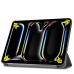 Чохол-книжка BeCover Smart Case для Apple iPad Pro 11“ M4 2024 Black Abstraction (711630)