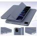 Чохол-книжка BeCover Tri Fold Soft TPU Silicone для Apple iPad Pro 11“ M4 2024 Purple (711749)