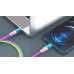 Кабель REAL-EL USB Type-C - Lightning (M/M), 1 м, Rainbow (EL123500054)