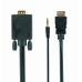Кабель Cablexpert HDMI - VGA+3.5 мм V 1.4 (M/M), 1.8 м, чорний (A-HDMI-VGA-03-6) пакет
