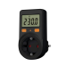 Енергометр цифровий (W/V/A/C/KWh) СolorWay для розетки (16A/3680W) (CW-VM16-01D)