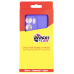 Чохол-накладка Dengos для Oppo Reno 13F Violet Full Glue (DG-KM-151) + захисне скло