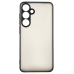 Чохол-накладка Dengos Matt для Samsung Galaxy S24 FE SM-S721 Black (DG-KM-117) + захисне скло
