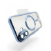 Чохол-накладка BeCover TPU Chrome Case MagSafe для Apple iPhone 16 Sierra Blue (712072)