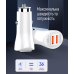 Автомобільний зарядний пристрій ColorWay (2USBх3А, 36W) QC3.0 White (CW-CHA011Q-WT)