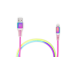 Кабель REAL-EL USB - Lightning (M/M), 1 м, Rainbow (EL123500051)