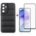 Чохол-накладка Dengos для Samsung Galaxy A55 SM-A556 Black (DG-KM-57) + захисне скло