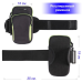 Спортивний чохол на руку BeCover BC0011 6.5“ Black/Pink (705345) + органайзер для навушників