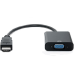 Адаптер REAL-EL HDMI - VGA (M/F), 0.15 м, чорний (EL123500020)