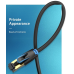 Патч-корд Vention CAT 8 SFTP Ethernet, 3 m, Black (IKABI)