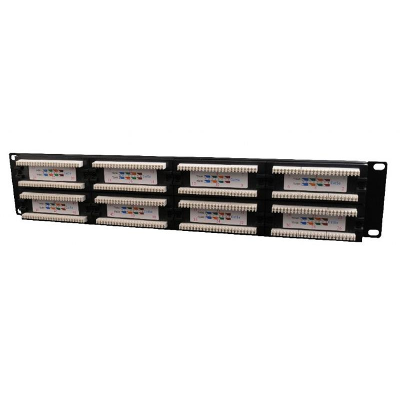 Патч-панель Cablexpert (NPP-C548CM-001) 19“ 48 портів, UTP, cat.5e